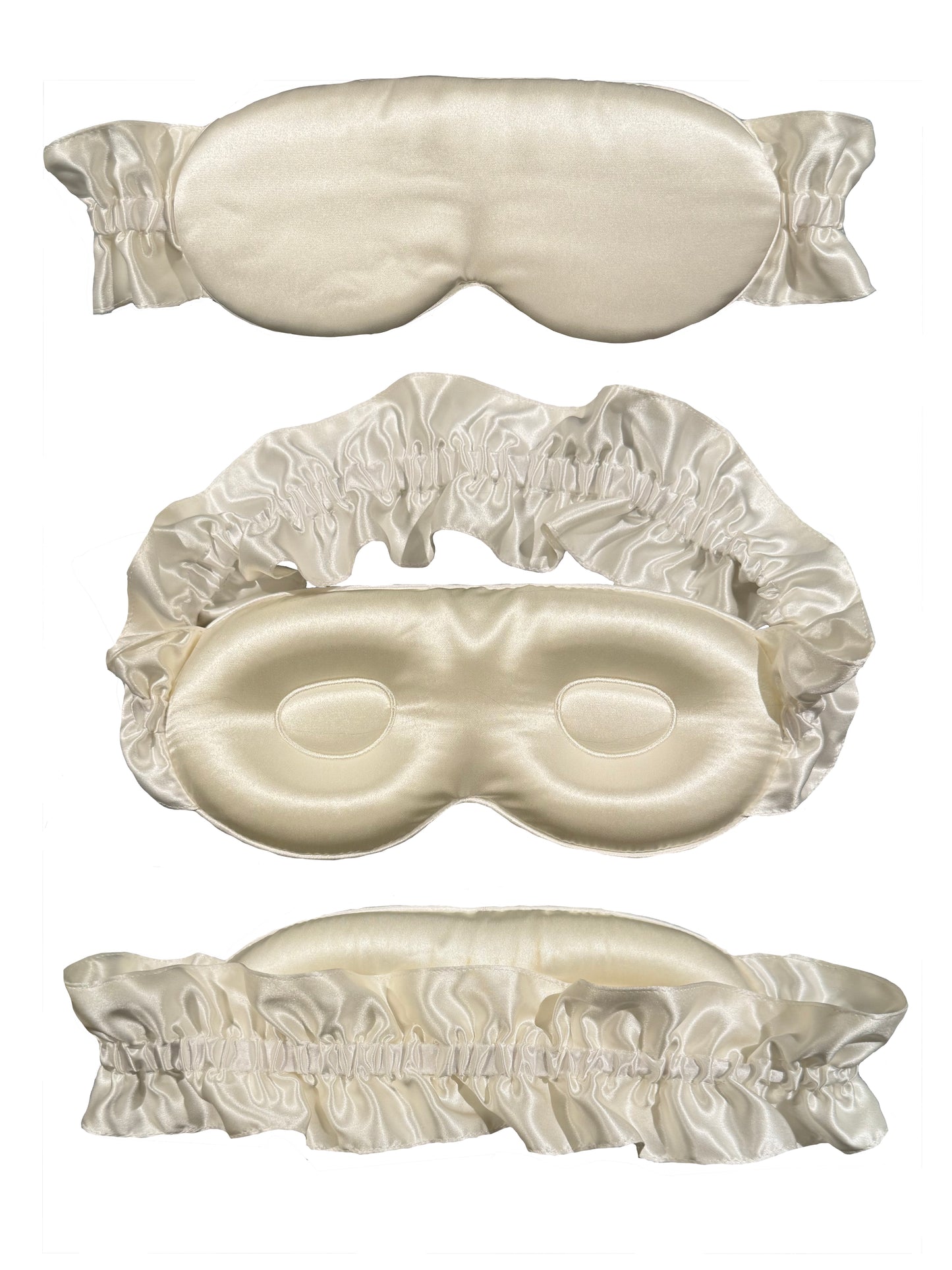 Ivory Silk Sleep Mask